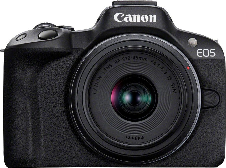 Canon EOS R50 schwarz + RF-S 18-45mm f4,5-6,3 IS STM Systemkamera