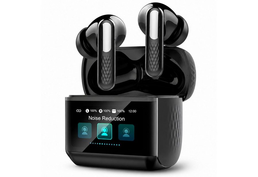ibettertec TWS Bluetooth 5.4 mit ANC, Touch Control, 40mAh Transparenzmodus In-Ear-Kopfhörer (Reduzierung des Anrufrauschens und Intelligente Bassoptimierung, HiFi Stereo, ANC Noise Cancelling Earbuds, 40 Std Laufzeit, IPX4 Wasserdichte Kabellose Sport Bluetooth Kopfhörer, für Übung, Büro und Langzeitgebrauc)