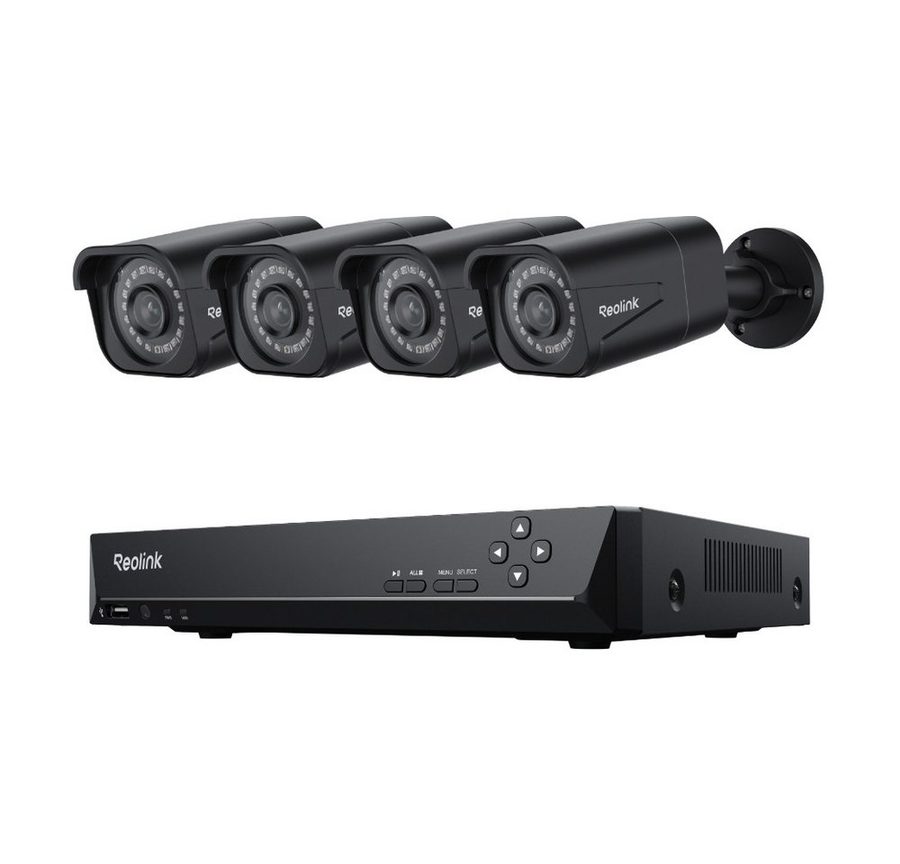 Reolink Überwachungskamera RLK8-811B4-A 8MP PoE (Innenbereich, Außenbereich, 5X optischem Zoom,Spotlights,24/7 Aufnahme,Personen &Fahrzeugerkennung)