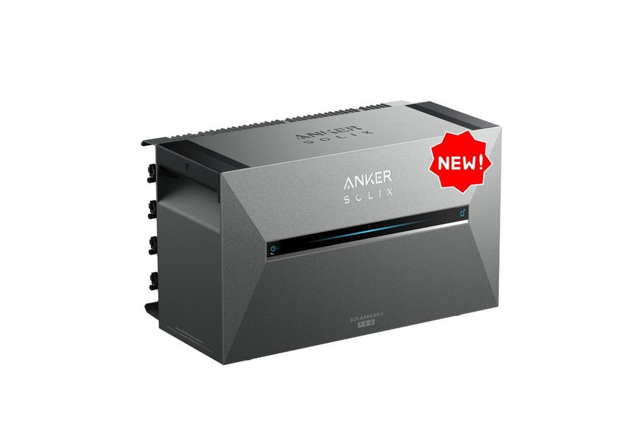 Anker Balkonkraftwerk Anker SOLIX Solarbank 3 E2700 Pro Speicher für Balkonkraftwerk, 1800 W, (Speicher mit integriertem Wechselrichter, All-in-One Stromspeicher 2,668kWh), KI-optimiertes Balkonkraftwerk mit Speicher - dynamische Überwachung von Anker