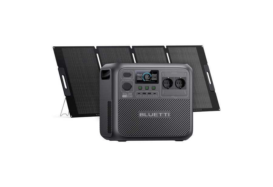 BLUETTI Stromerzeuger Elite 200 V2 2600W/ 2073,6Wh Tragbare PowerStation (2025 Neu), 2,6 in kW, (LiFePO4 Batterie-Backup mit 2 AC Ausgängen (3900W Power Lifting), 17 Jahre Lebensdauer, Solargenerator für Camping, Off-grid von BLUETTI