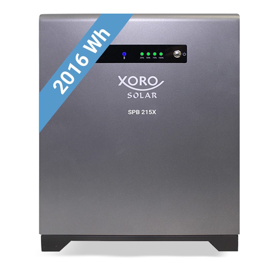 MAS ELEKTRONIK XORO SOLAR SPB 215X Erweiterungsakku 2.016 Wh für SPS 2150 & 2155, LiFePO₄, bis 6.048 Wh, IP65 von MAS ELEKTRONIK