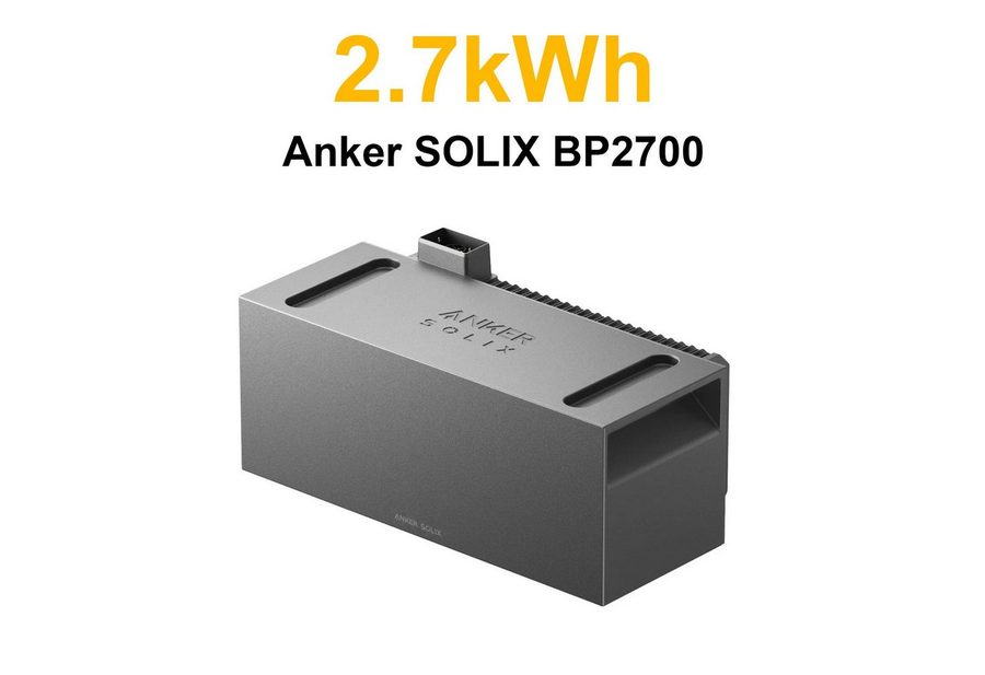 Anker Balkonkraftwerk Anker Zusatzsakku für Anker SOLIX Solarbank 3 E2700 Pro/2 E1600 Pro von Anker