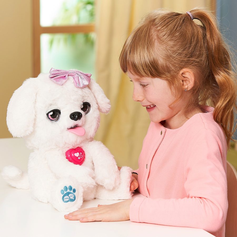 Vtech Kiditronics Kuscheltier Schlecki, das Kuschel-Hündchen von Vtech