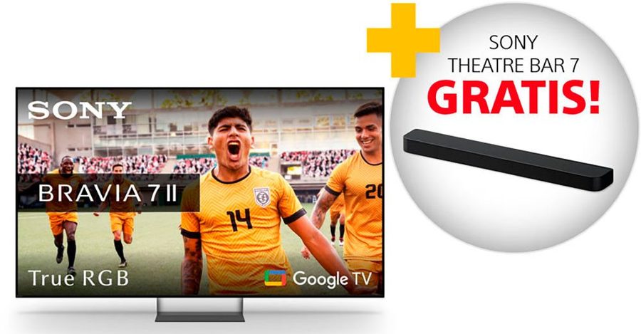 Sony K-75XR75M2 75 BRAVIA 7 II LED-Fernseher (189 cm/75 Zoll, 4K Ultra HD, Android TV, Google TV, Set aus: 75" BRAVIA 7 II + Theatre Bar 7)