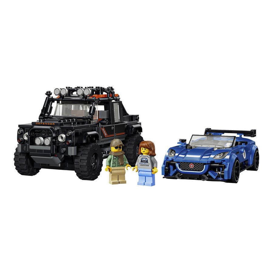 Lego® Speed Champions 77264 Jaguar Project 7 & Land Rover Defender von Lego
