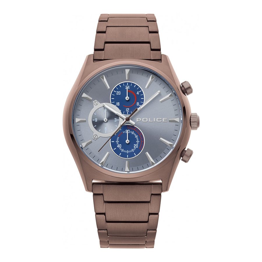 Police Troyan PL.15723JSBN/61M Herrenuhr Dualtimer von Police