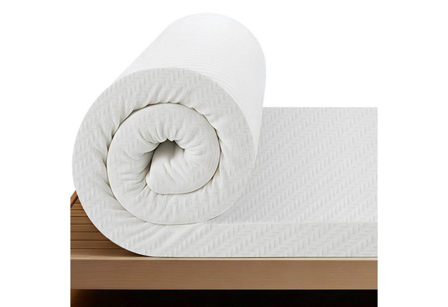 Bundviel, Topper Gel Matratzentopper Memory Schaum 5cm hoch H2&H3 180x200 cm, 5 cm hoch, 90x200, 140x200, 160x200 cm, für Hausstauballergiker von Bundviel