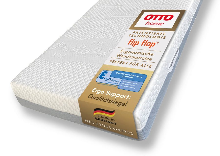 Hybridschaum-Matratze NEUHEIT,7 Zonen, Schaummatratze, ergonomische Schulterzone, OTTO home, 25 cm hoch, Matratze Flipper Premium, Matratze 90x200, atmungsaktiv, Wendematratze von OTTO home