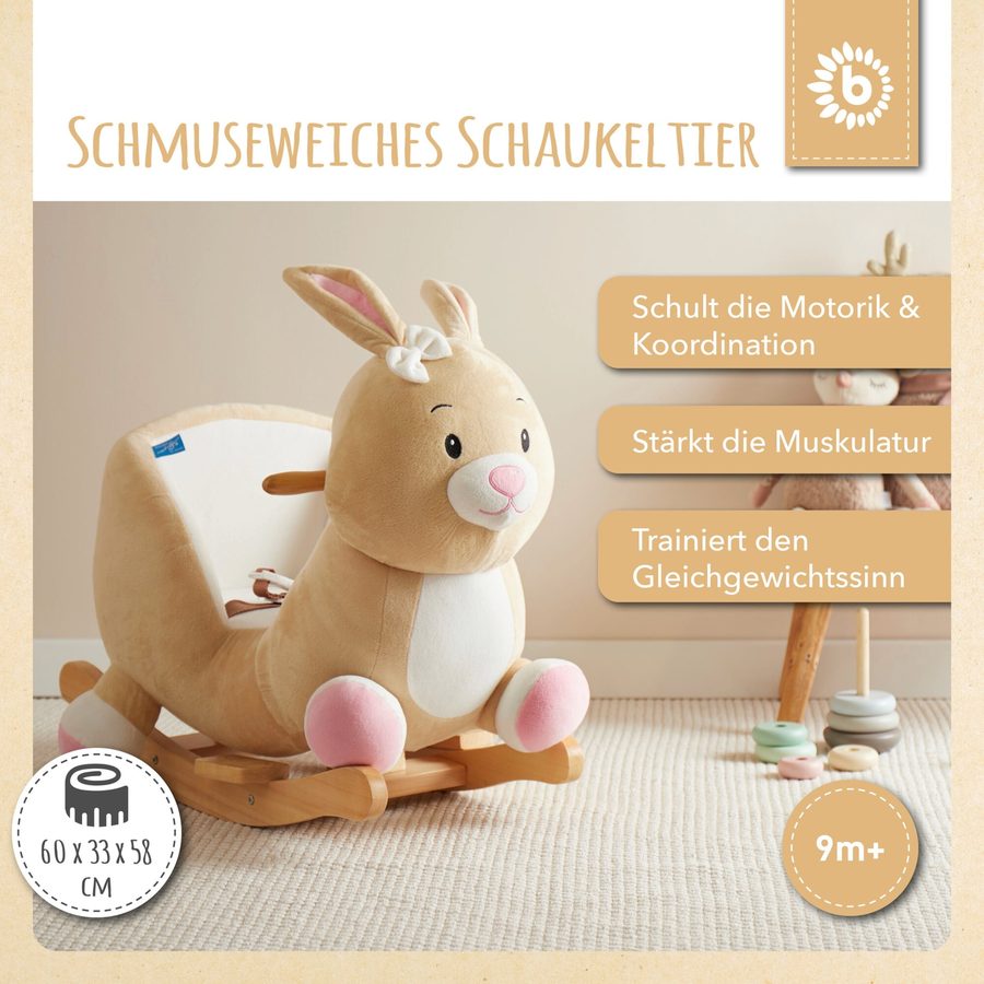 Bieco Schaukeltier Hase Hopsi von Bieco