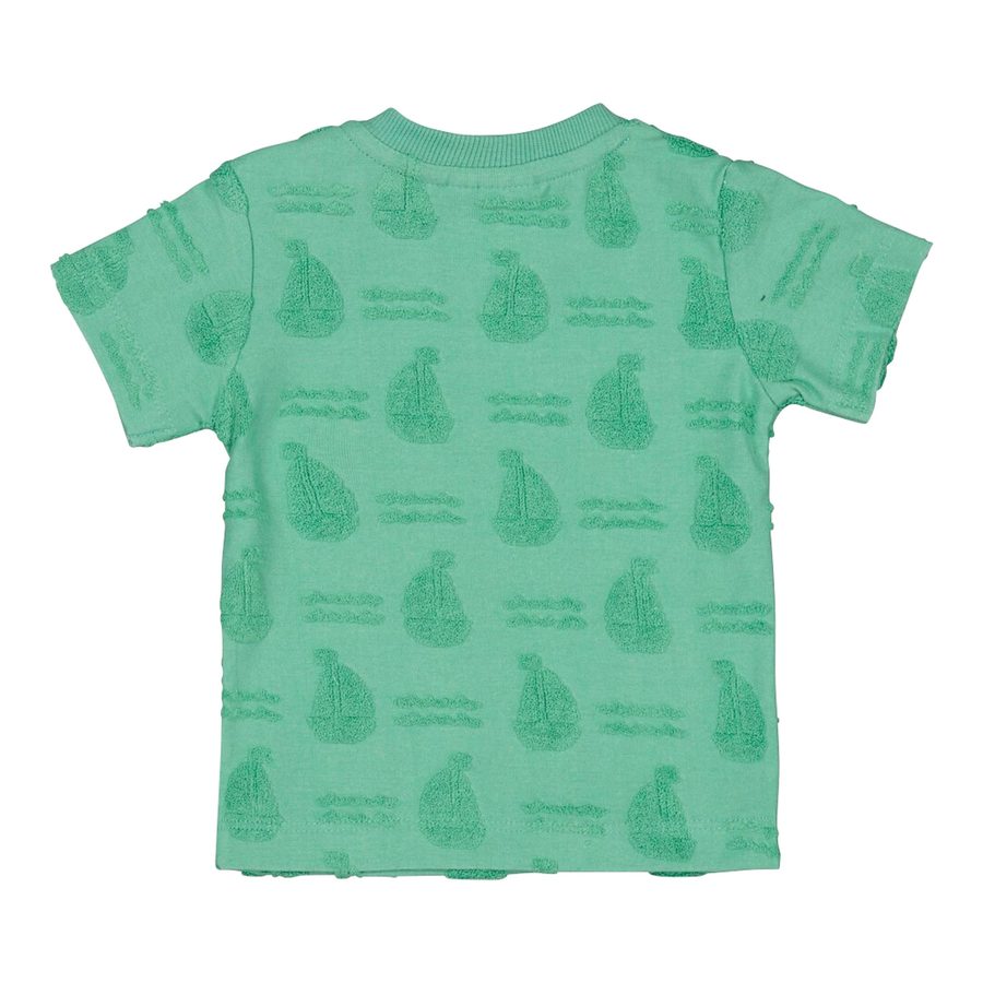 Feetje Frottee-T-Shirt Segelboote