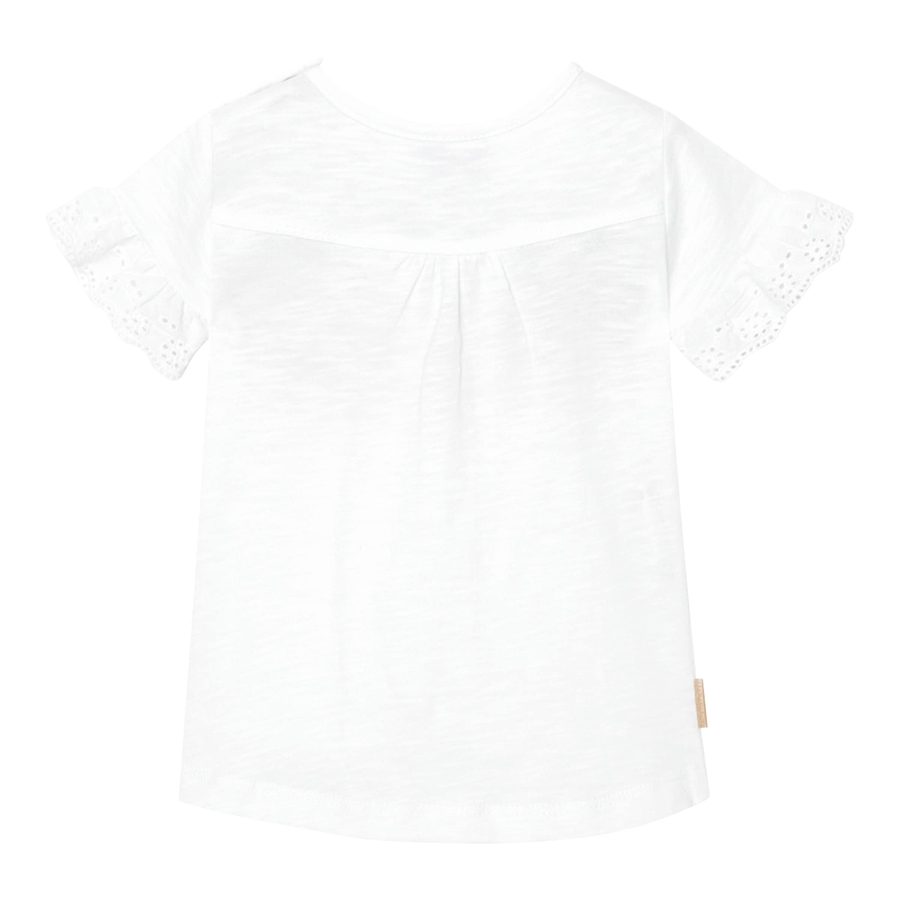 Boboli T-Shirt kurzarm Blumenstickerei