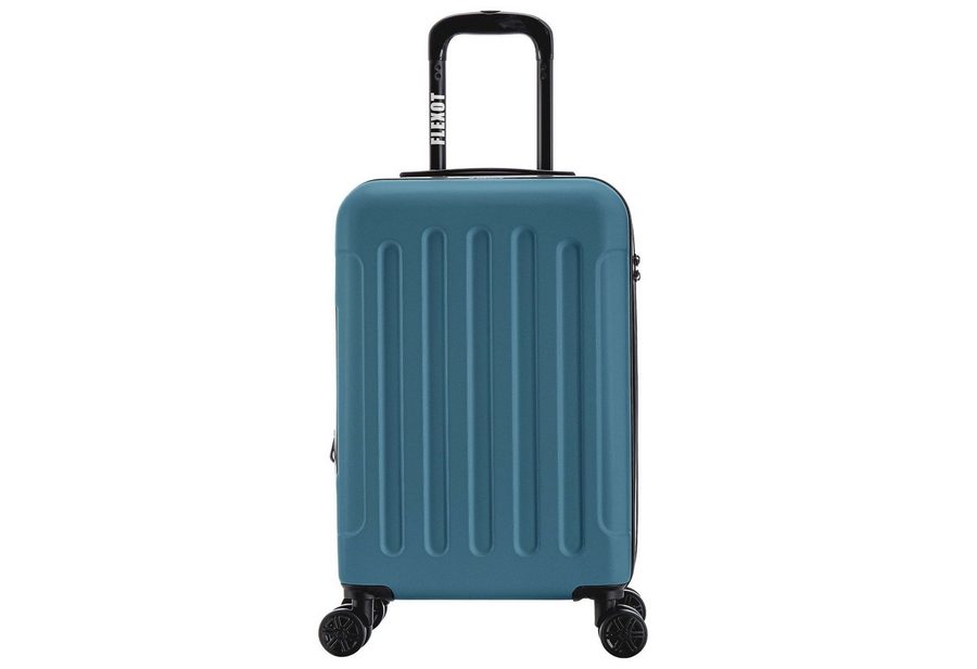Flexot Hartschalen-Trolley F-3045 (Gr. M, L, XL) – Kofferset – ABS-Hartschale, 4 Rollen, Robuster und moderner Koffer mit vier 360° Rollen und Zahlenschloss