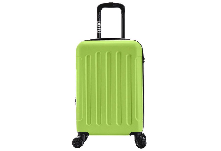 Flexot Hartschalen-Trolley F-3045 (Gr. M, L, XL) – Kofferset – ABS-Hartschale, 4 Rollen, Robuster und moderner Koffer mit vier 360° Rollen und Zahlenschloss