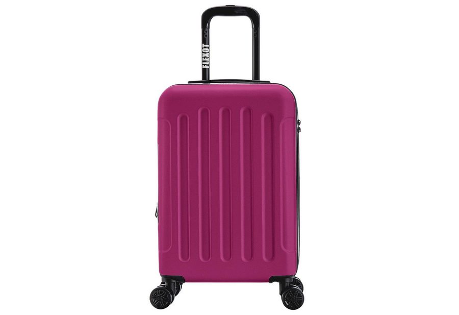 Flexot Hartschalen-Trolley F-3045 (Gr. M, L, XL) – Kofferset – ABS-Hartschale, 4 Rollen, Robuster und moderner Koffer mit vier 360° Rollen und Zahlenschloss