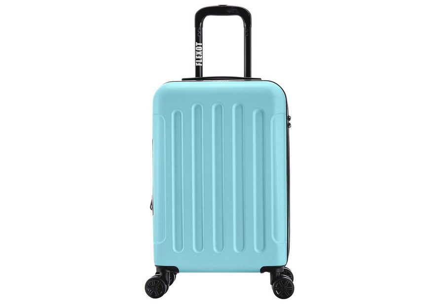 Flexot Hartschalen-Trolley F-3045 (Gr. M, L, XL) – Kofferset – ABS-Hartschale, 4 Rollen, Robuster und moderner Koffer mit vier 360° Rollen und Zahlenschloss