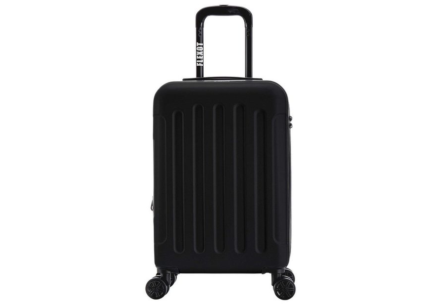 Flexot Hartschalen-Trolley F-3045 (Gr. M, L, XL) – Kofferset – ABS-Hartschale, 4 Rollen, Robuster und moderner Koffer mit vier 360° Rollen und Zahlenschloss