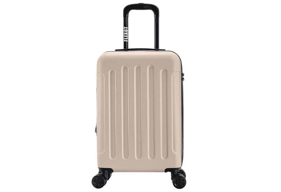 Flexot Hartschalen-Trolley F-3045 (Gr. M, L, XL) – Kofferset – ABS-Hartschale, 4 Rollen, Robuster und moderner Koffer mit vier 360° Rollen und Zahlenschloss