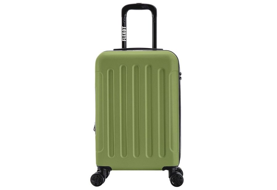 Flexot Hartschalen-Trolley F-3045 (Gr. M, L, XL) – Kofferset – ABS-Hartschale, 4 Rollen, Robuster und moderner Koffer mit vier 360° Rollen und Zahlenschloss