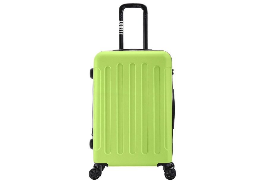 Flexot Hartschalen-Trolley F-3045 (Gr. M, L, XL) – Kofferset – ABS-Hartschale, 4 Rollen, Robuster und moderner Koffer mit vier 360° Rollen und Zahlenschloss