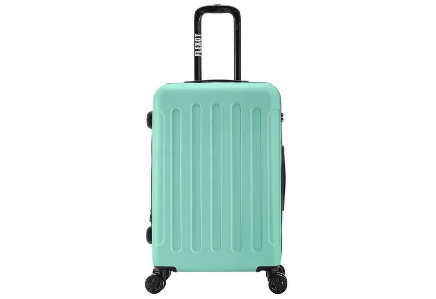 Flexot Hartschalen-Trolley F-3045 (Gr. M, L, XL) – Kofferset – ABS-Hartschale, 4 Rollen, Robuster und moderner Koffer mit vier 360° Rollen und Zahlenschloss