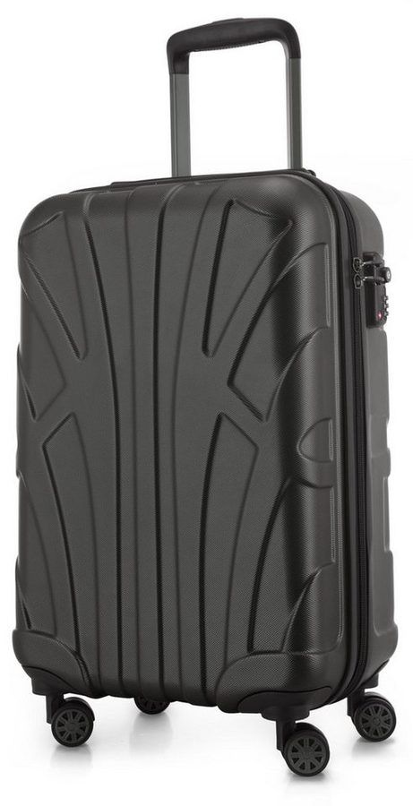 Suitline Handgepäckkoffer S1, 4 Rollen, Trolley 55x35x20 cm Bordgepäck Koffer Doppelrollen 34 L