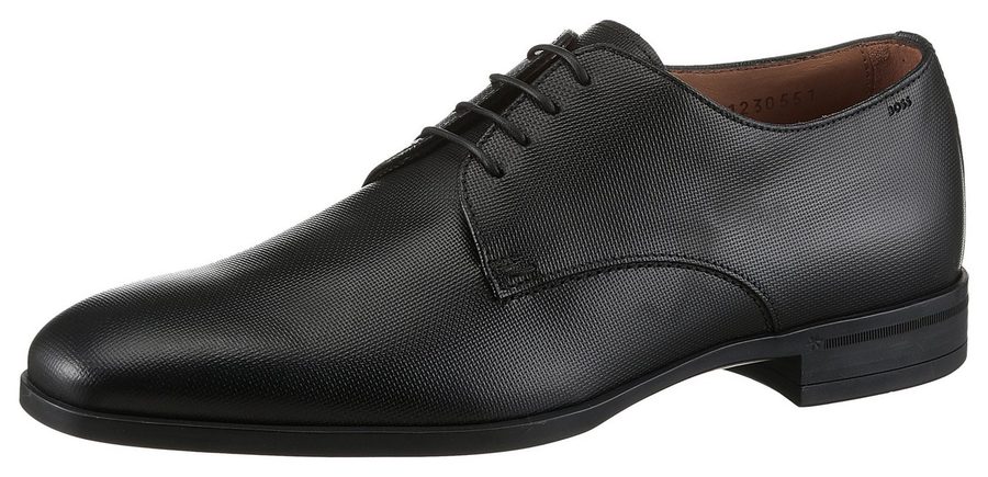 BOSS Kensington_Derb Schnürschuh, Businessschuh, Anzugschuh, Abendschuh mit Gummilaufsohle