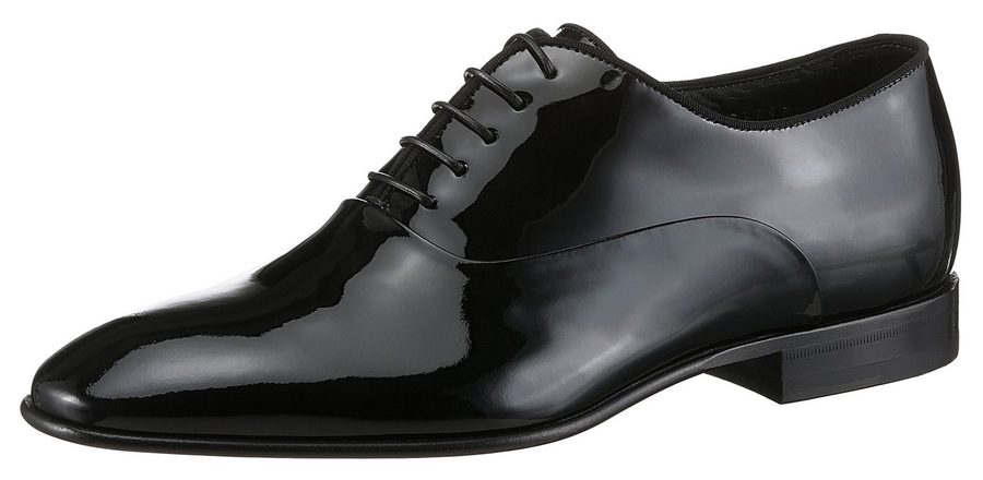 BOSS Evening_Oxfr Schnürschuh, Lackschuh, Anzugschuh, Abendschuh mit weicher Lederinnensohle
