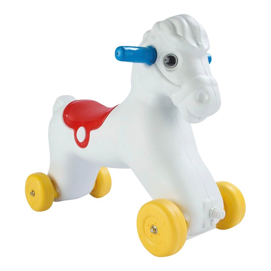 Dolu Schaukelpferd Rocking Horse mit Rädern von Dolu