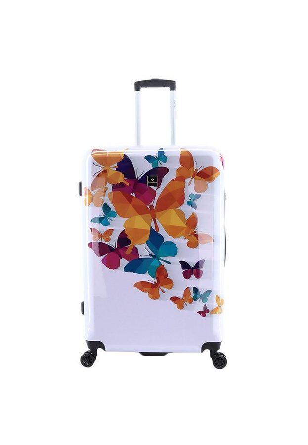 Saxoline® Koffer Schmetterling, mit integriertem Zahlenschloss