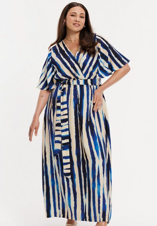 YOEK A-Linien-Kleid Damen Kleid mit Druck Bio-Baumwolle