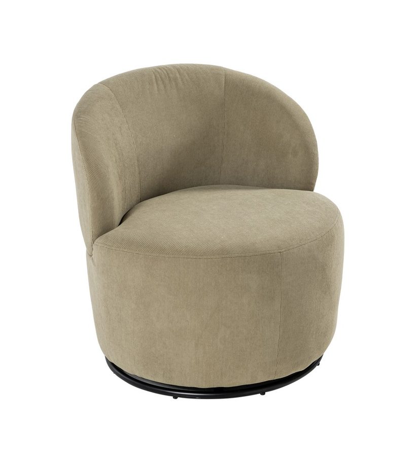 Better Home Drehbarer Loungesessel, ca. 73 x 74 x 74 cm - Graugrün von Better Home