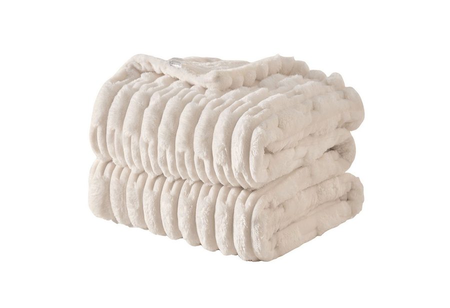 Wohndecke MT09, KEAYOO, Sherpa Fleece Warm Decke Kuscheldecken für Bett, Sofa und Couch von KEAYOO