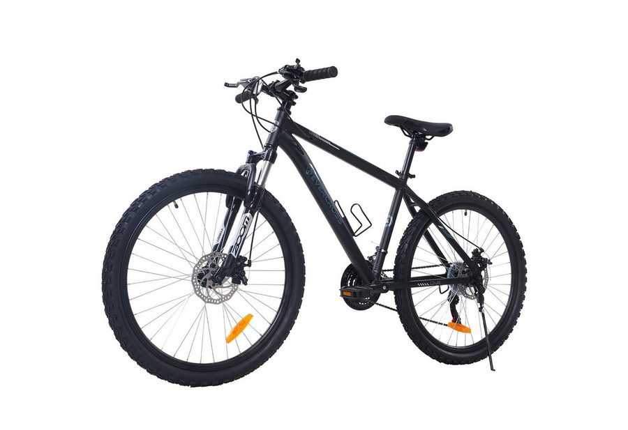 EVERCROSS TECH Mountainbike EM3 Fahrrad 26/27,5 Zoll MTB für Damen und Herren, Shimano 21 Gang, 21 Gang von EVERCROSS TECH