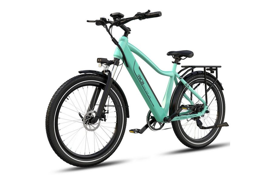 RCB E-Bike Pedelec G5 für Stadt und Gelände,27,5Zoll Herren Elektrofahrrad,13Ah,80-120 km, 7 Gang, Kettenschaltung, Heckmotor, 468 Wh, APP&NFC, ebike Herren, Drehmomentsensor, max. Geschwindigkeit: 25 km/h von RCB