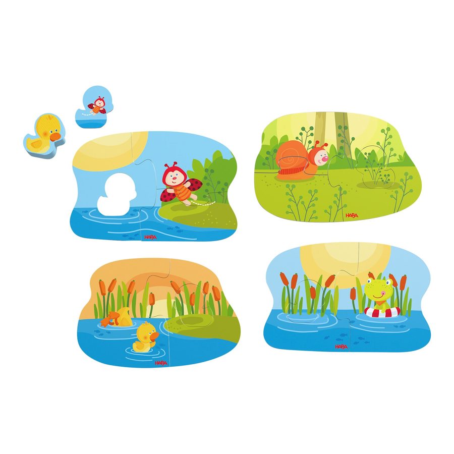 Haba 4 erste Puzzles - Tierkinder von HABA