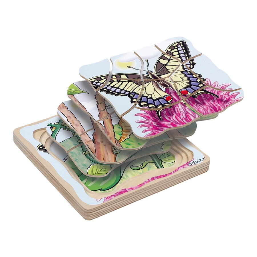 Beleduc Lagen-Puzzle Schmetterling von Beleduc