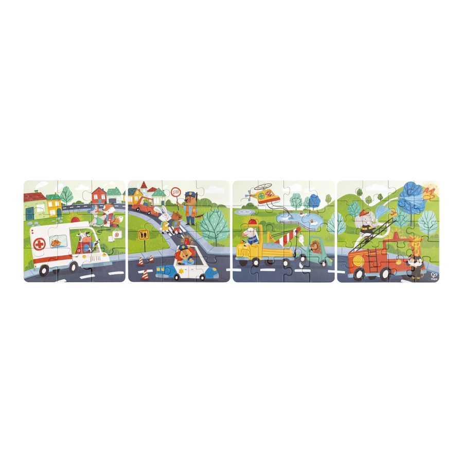Hape Puzzle Rettungsfahrzeuge von Hape