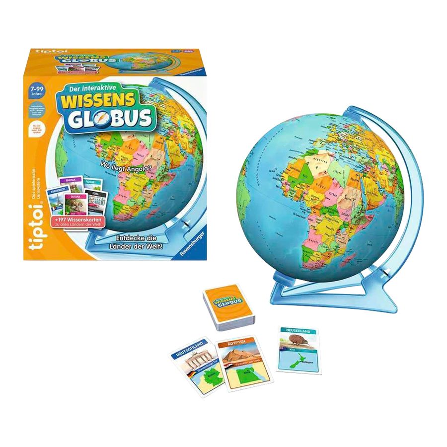 Ravensburger Tiptoi Der interaktive Wissens-Globus von Ravensburger