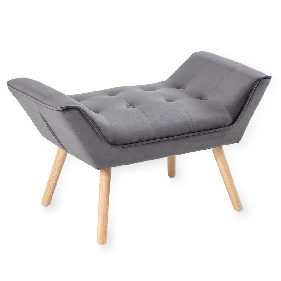 Happy Home Hocker, ca. 90 x 48 x 54 cm - Dunkelgrau