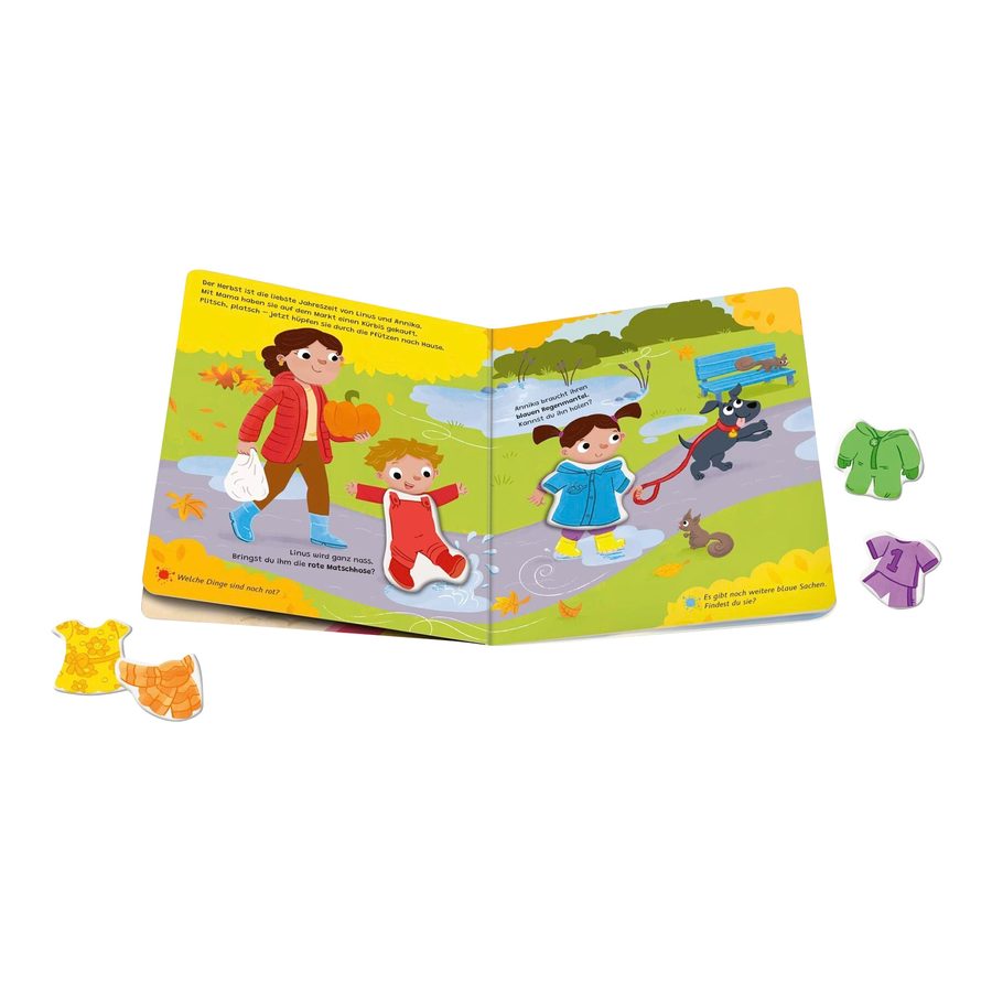 Ravensburger Play+ Pappbilderbuch Komm, wir lernen Farben von Ravensburger