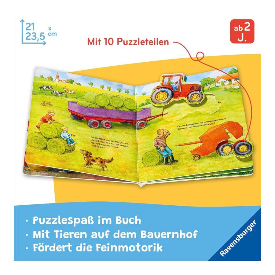 Ravensburger Mein großes Puzzle-Spielbuch Bauernhof von Ravensburger
