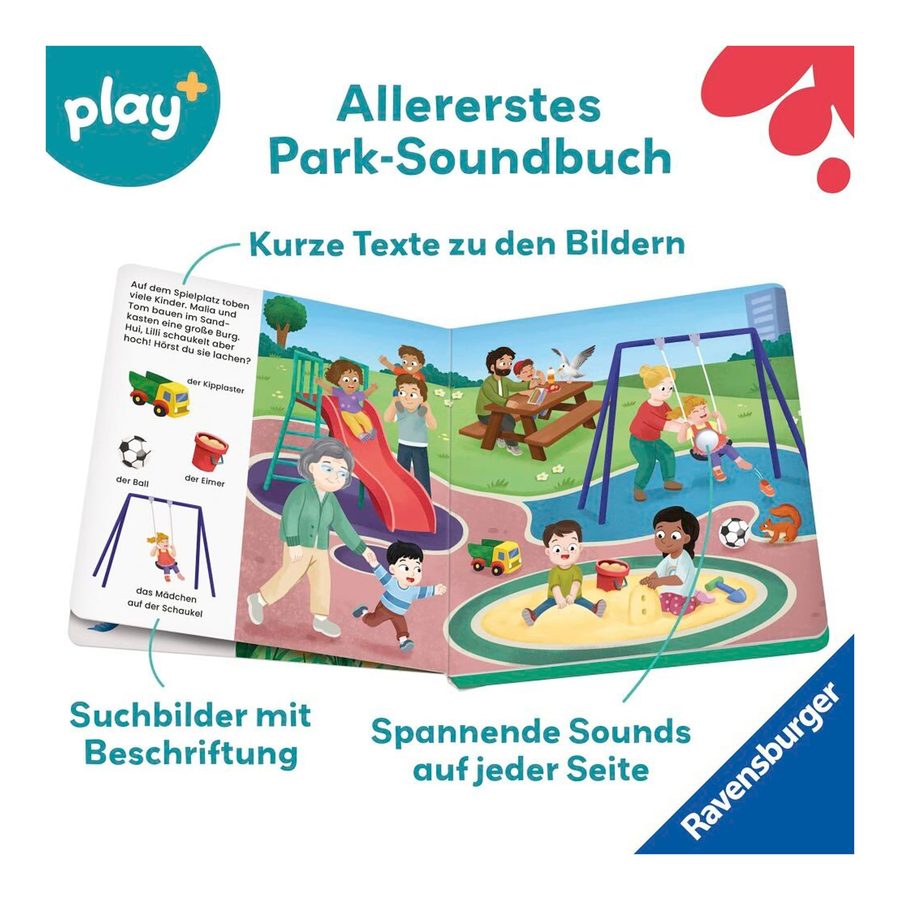 Ravensburger Play+ Mein allererstes Soundbuch Im Park von Ravensburger