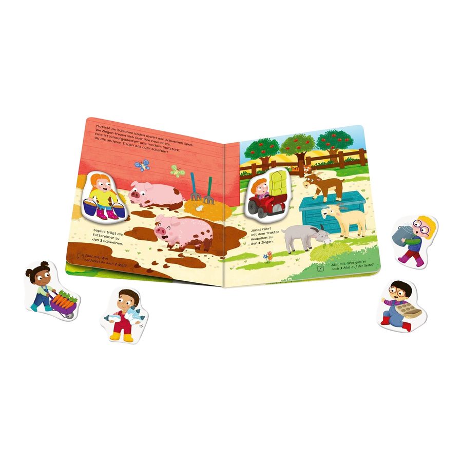 Ravensburger Play+ Pappbilderbuch Komm, wir lernen Zählen von Ravensburger