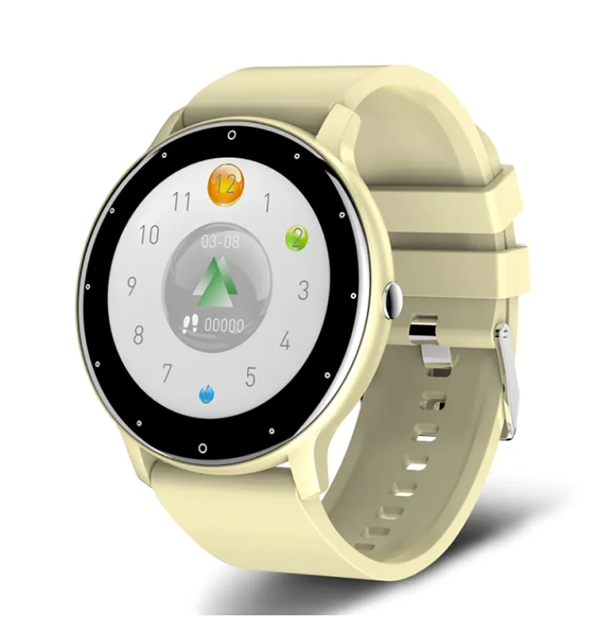 TPFNet Smart Watch / Fitness Tracker IP67 - Android & IOS - verschiedene Farben - Gelb von TPFNet