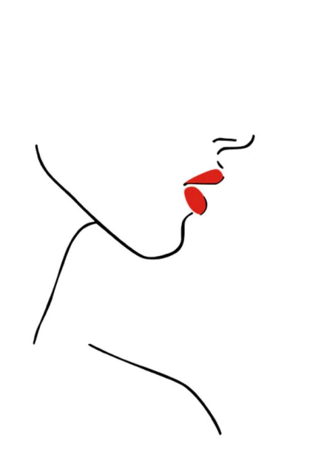 TPFLiving Luxus Poster Leinwandbild Abstrakte Dame OHNE Rahmen - Modell TPFL-LW-19-MJ-23 - 30x40cm von TPFLiving