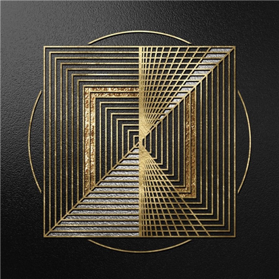 TPFLiving Kunstdruck auf Leinwand / Abstrakt Gold Schwarz / 6 Motive in 5 Größen - ohne Rahmen - Modell TPFL-LW-20-MF - 50x50cm von TPFLiving