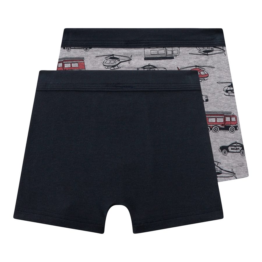 Sanetta 2er-Pack Boxershorts Fahrzeuge von Sanetta