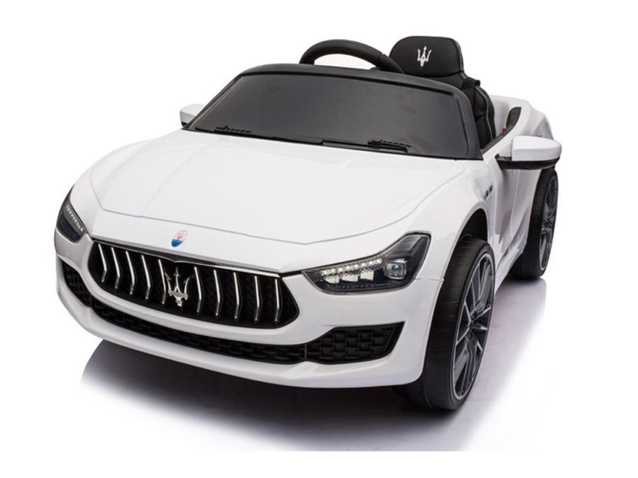 TPFLiving Elektro-Kinderauto Maserati Ghibli - weiß von TPFLiving