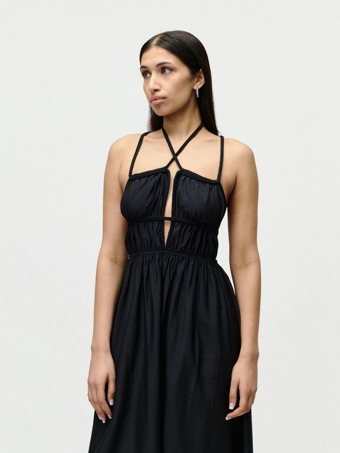 LeGer Maxikleid Hanke, LeGer by Lena Gercke Regular fit mit Kordeln zum Binden